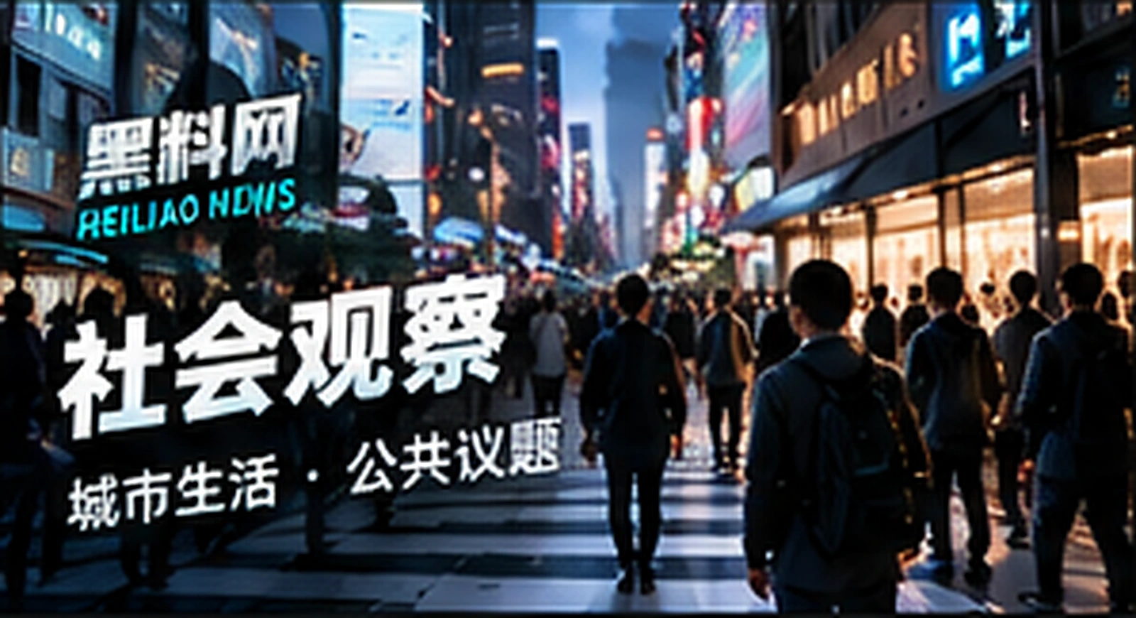 城市夜间经济为何成为生活话题，概念配图